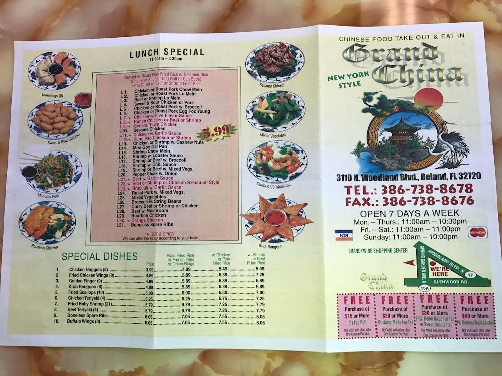 Grand China Menu image 1